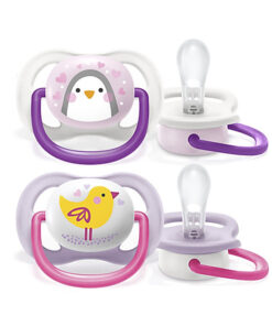 Ty ngậm thông khí Ultra Air Lime Philips Avent hình thú 0-6M (vỉ đôi)